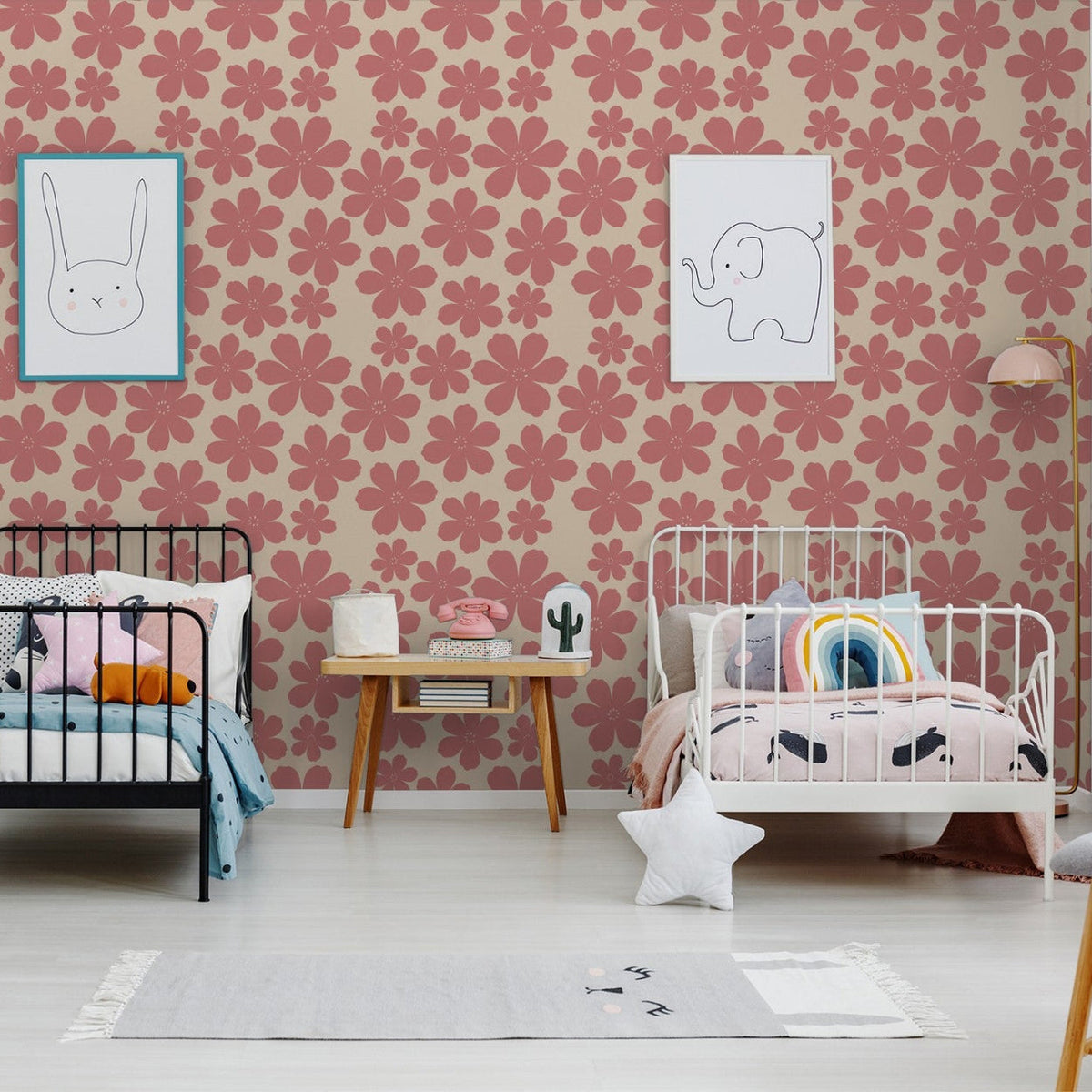 Big blooms in dusty rose