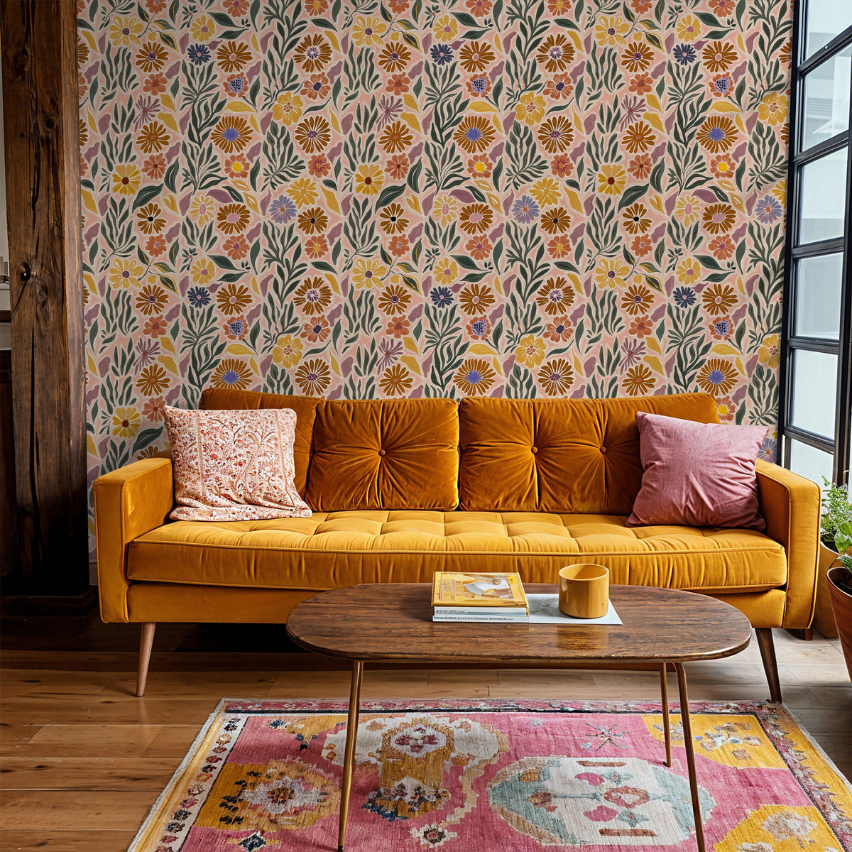 A sun-drenched meadow in paint