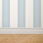 Petal Soft Scallops (Blue) Wallpaper