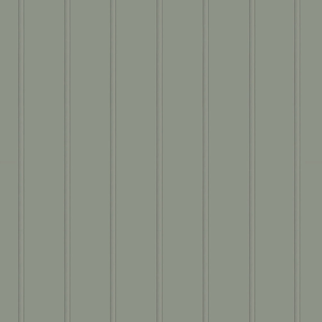 Beadboard (Green) Wallpaper