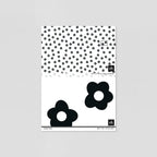 Daisy Dot (Black) Wallpaper