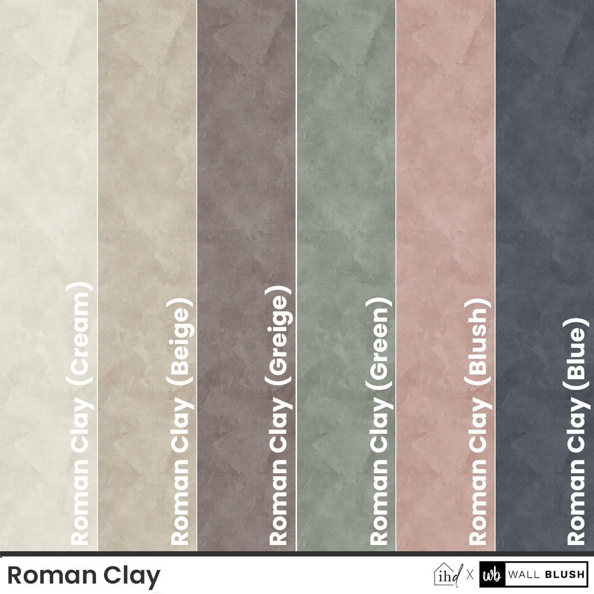 Roman Clay (Cream) Wallpaper