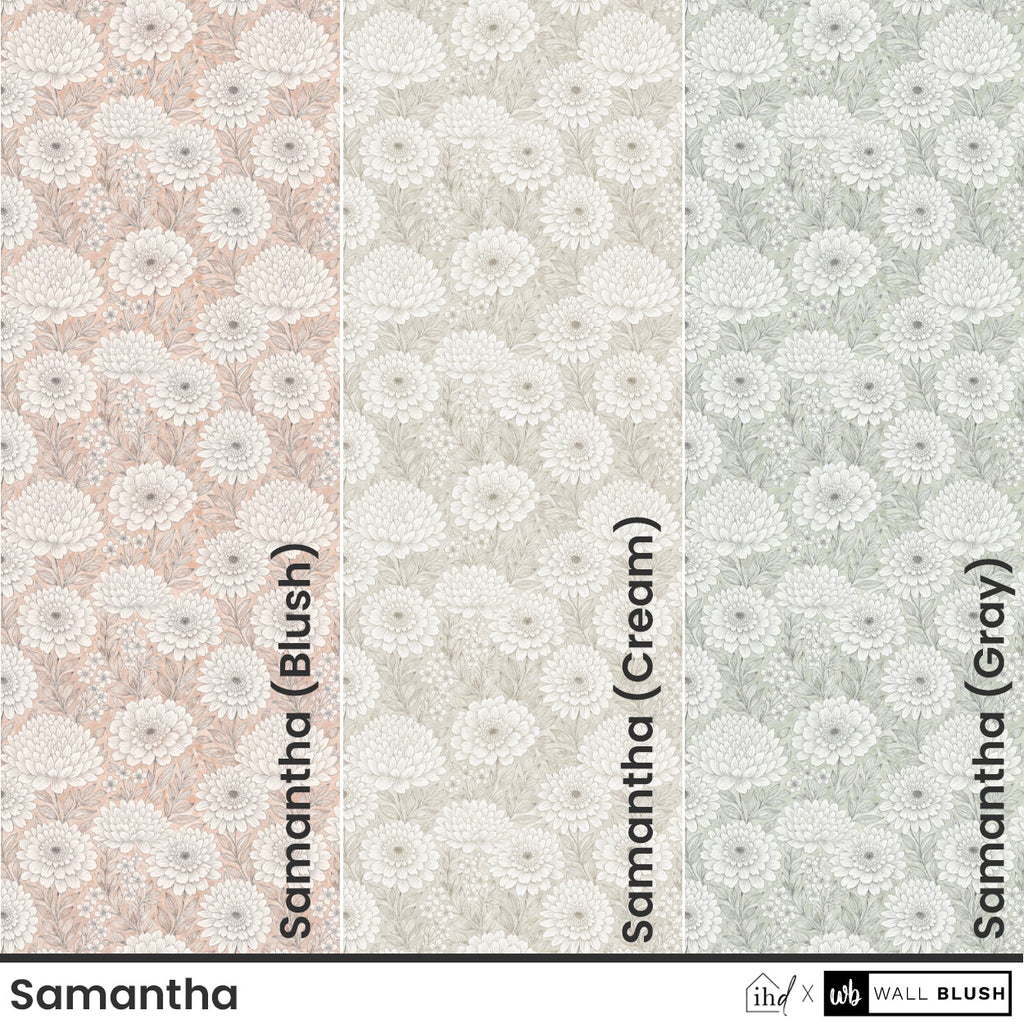 Samantha (Blush) Wallpaper