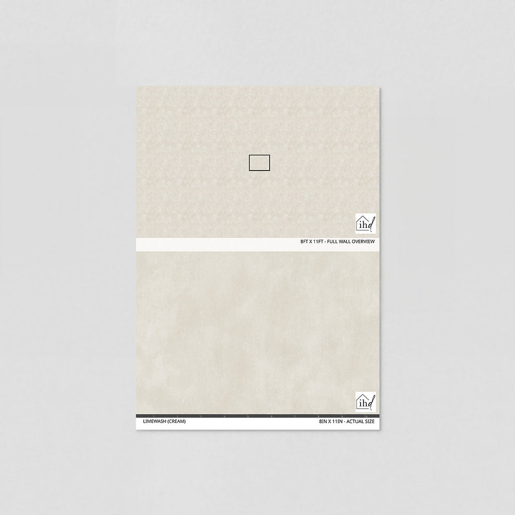 Limewash (Cream) Wallpaper