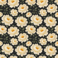 Dark Peony Floral Wallpaper – Moonlight Blooms
