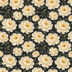 Dark Peony Floral Wallpaper – Moonlight Blooms