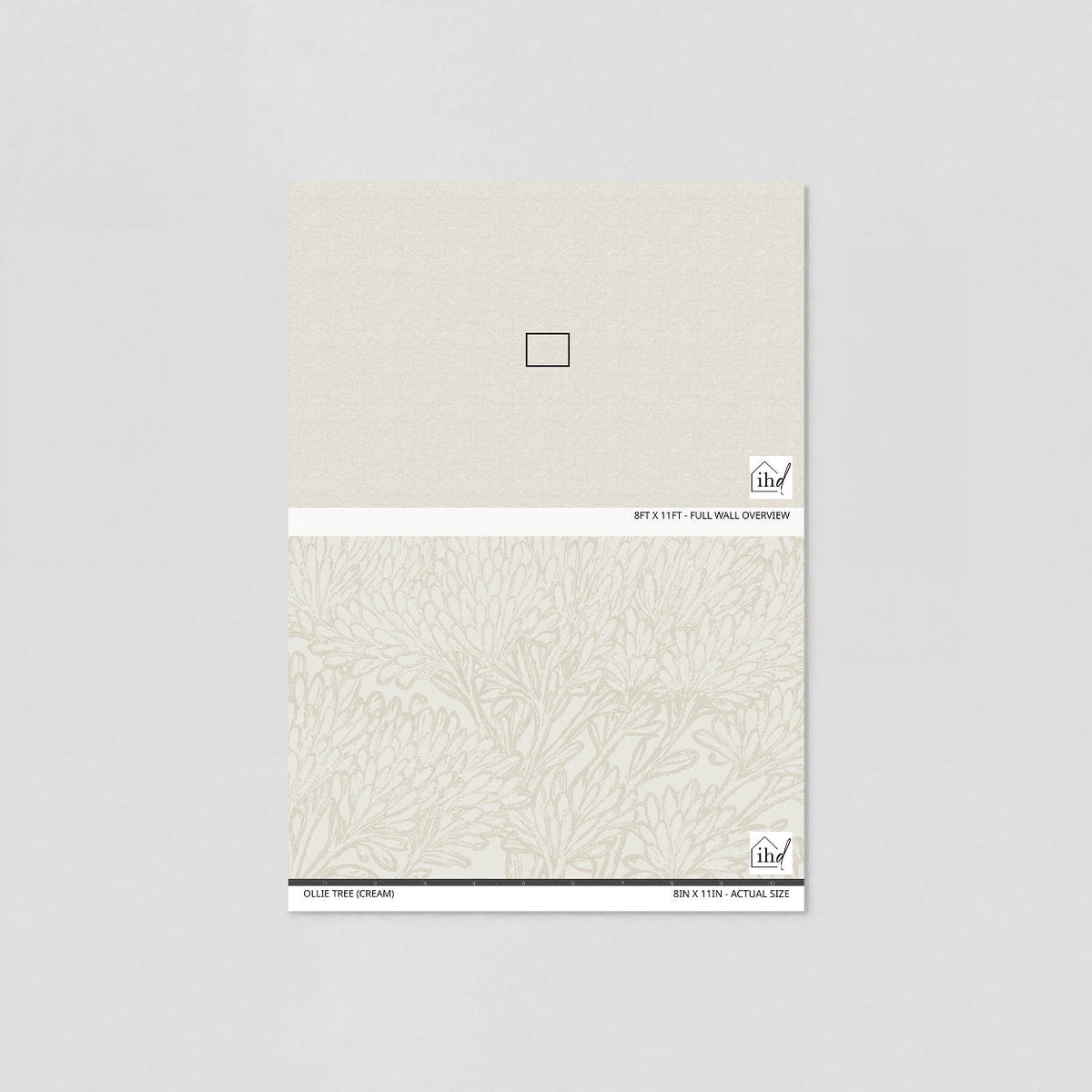 Ollie Tree (Cream) Wallpaper