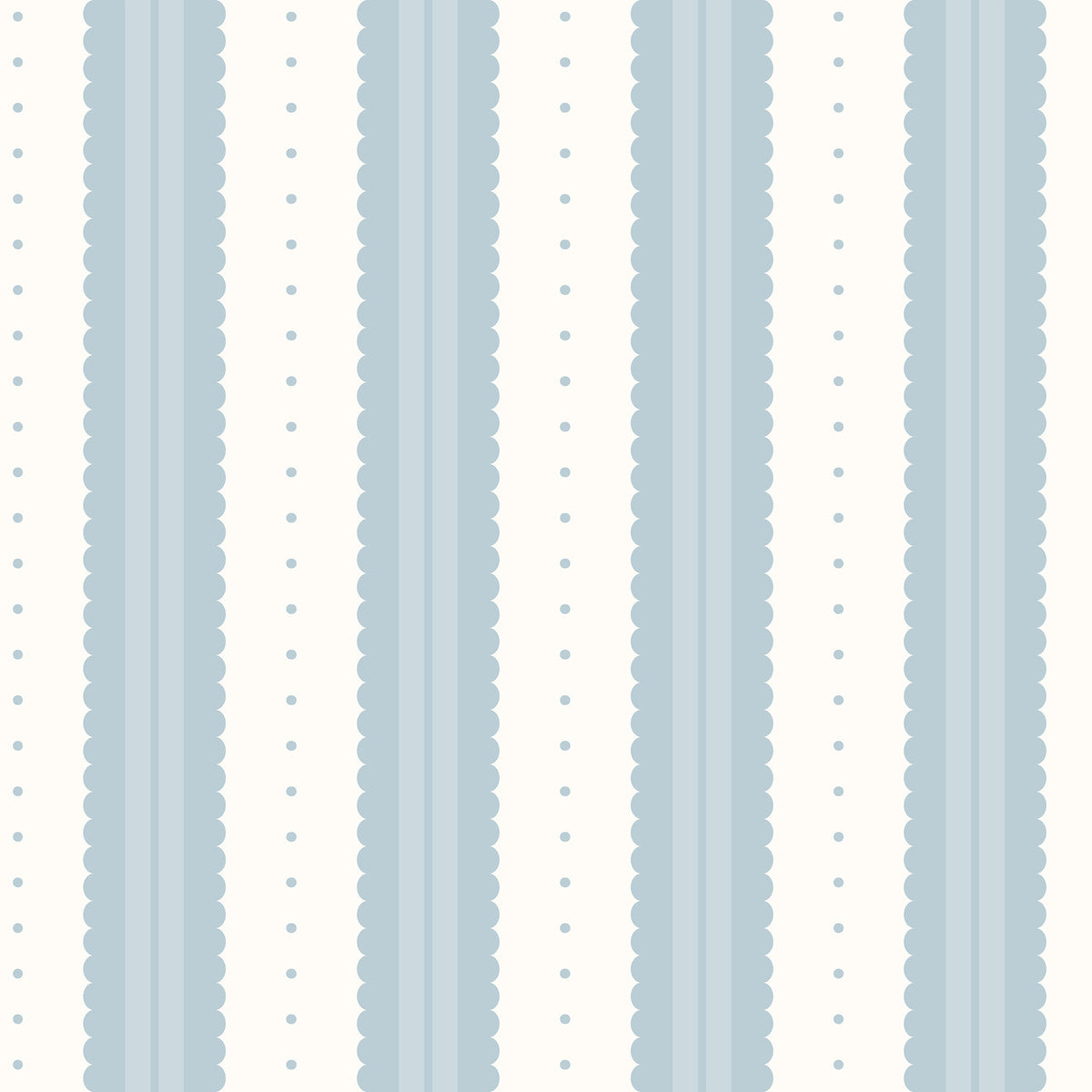 Petal Soft Scallops (Blue) Wallpaper