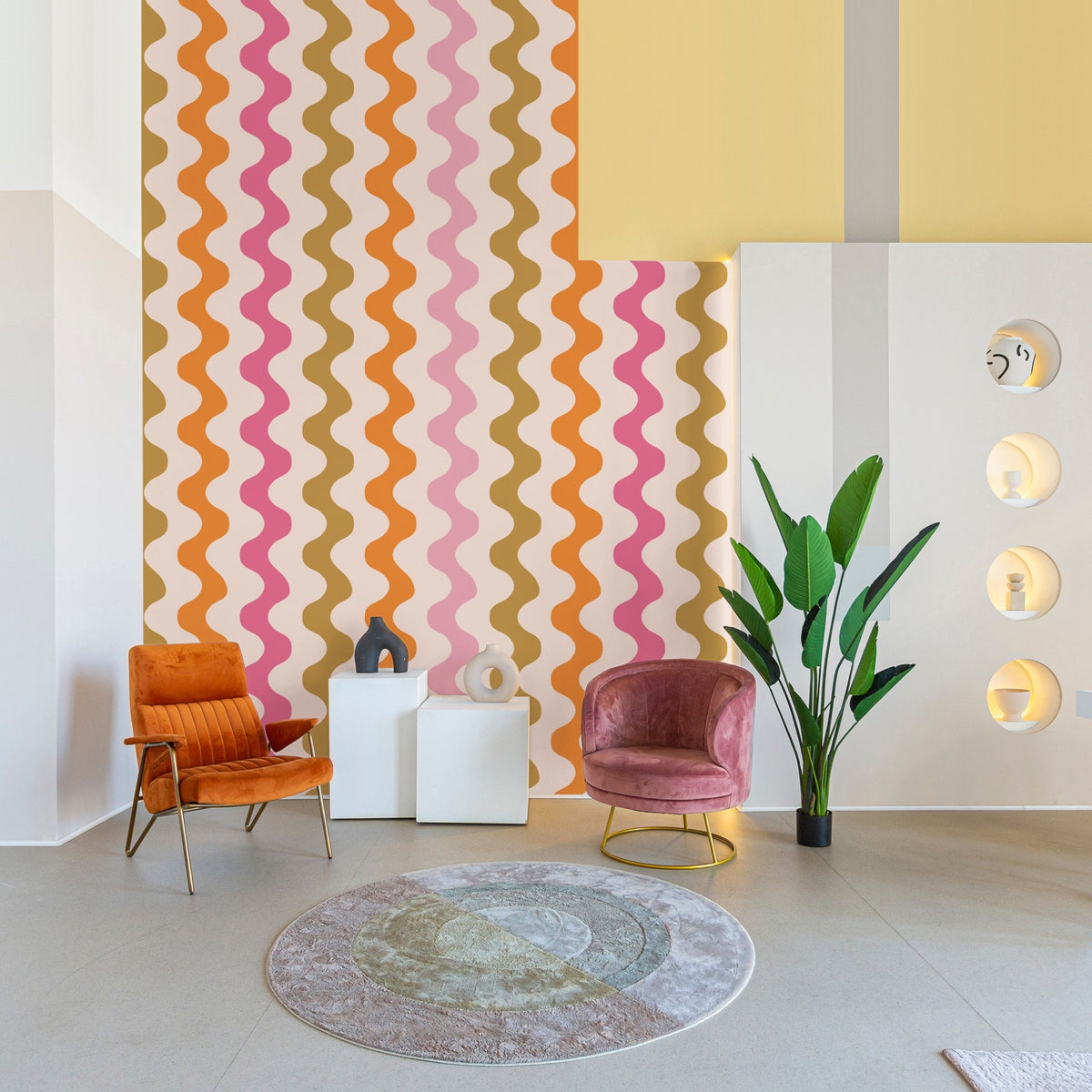 Groovy retro waves