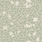 Poppy Honeysuckle Small (Cream) Wallpaper