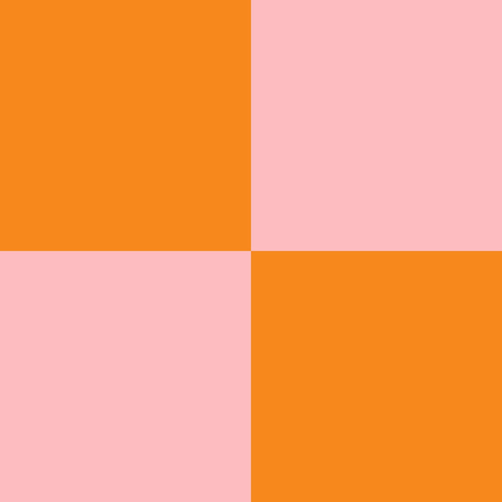 Simply Checker (Pink & Orange) Wallpaper