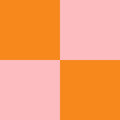 Simply Checker (Pink & Orange) Wallpaper