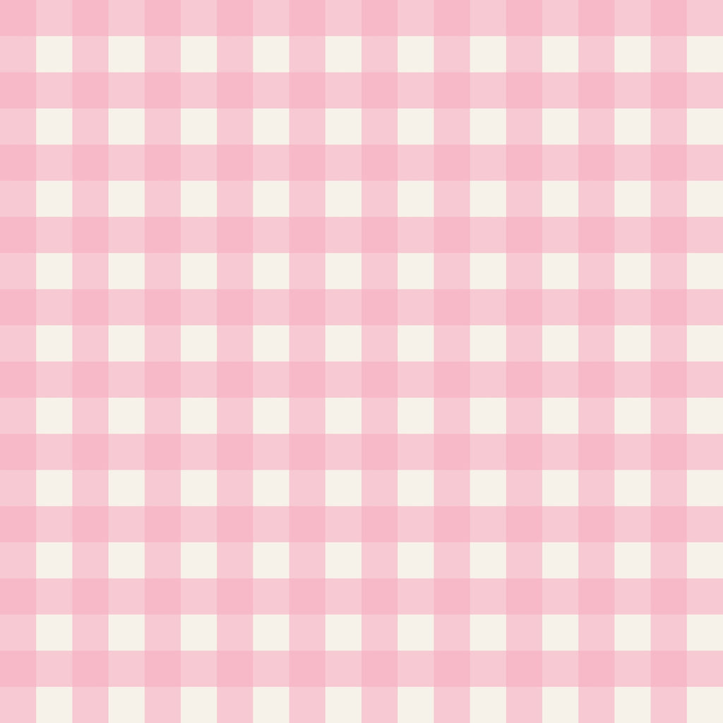 Simply Gingham Small (Pink) Wallpaper