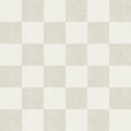 Woven Check (Beige) Wallpaper