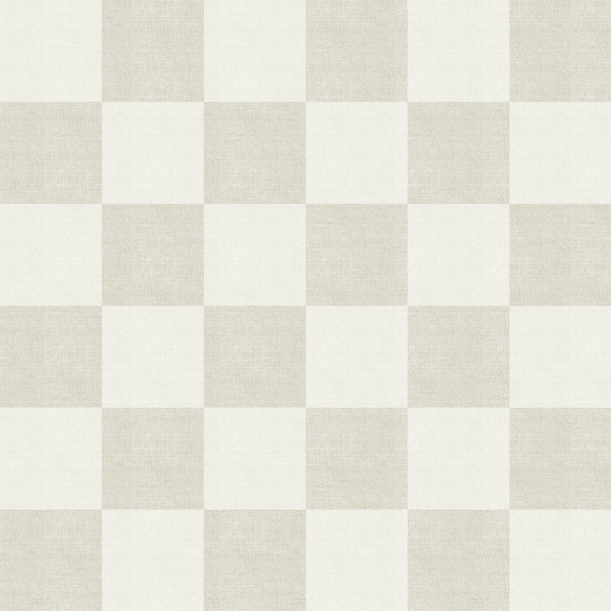 Woven Check (Beige) Wallpaper