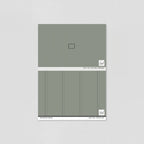 Beadboard (Green) Wallpaper