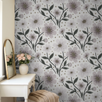 Bloom Valley (Grey) Wallpaper