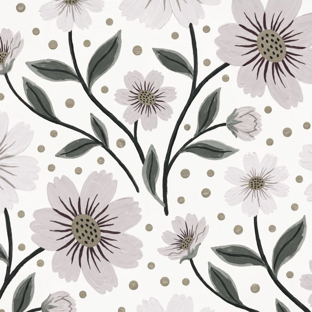 Bloom Valley (Grey) Wallpaper