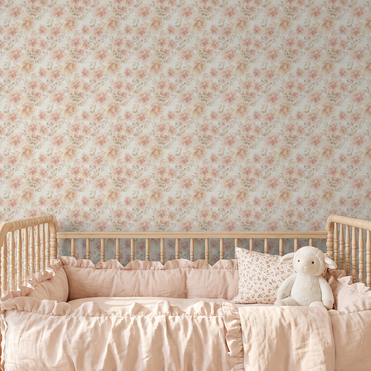 Generous peonies in soft washes