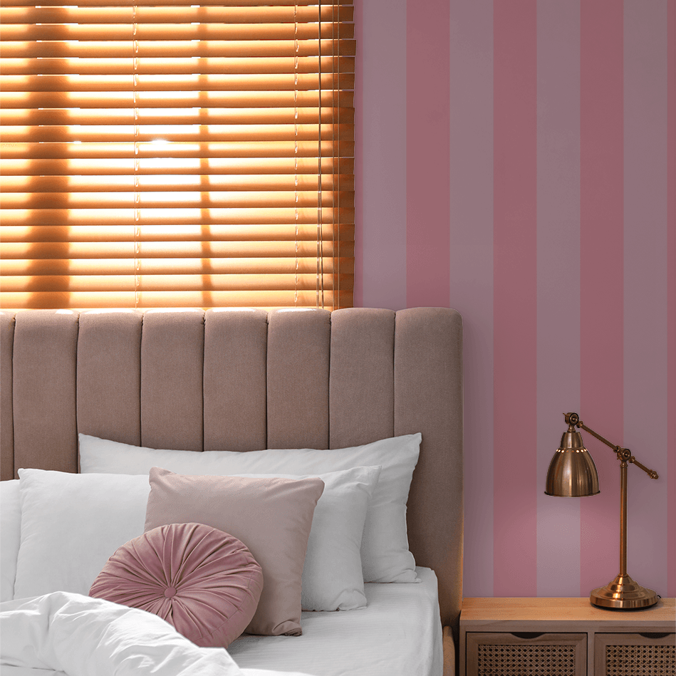 Rosewater Stripe Wallpaper