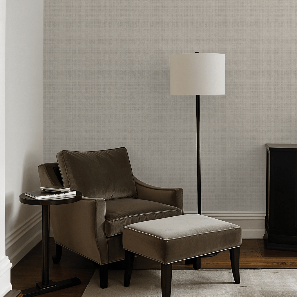 Simply Woven Linen Wallpaper