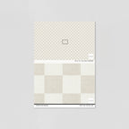 Woven Check (Beige) Wallpaper