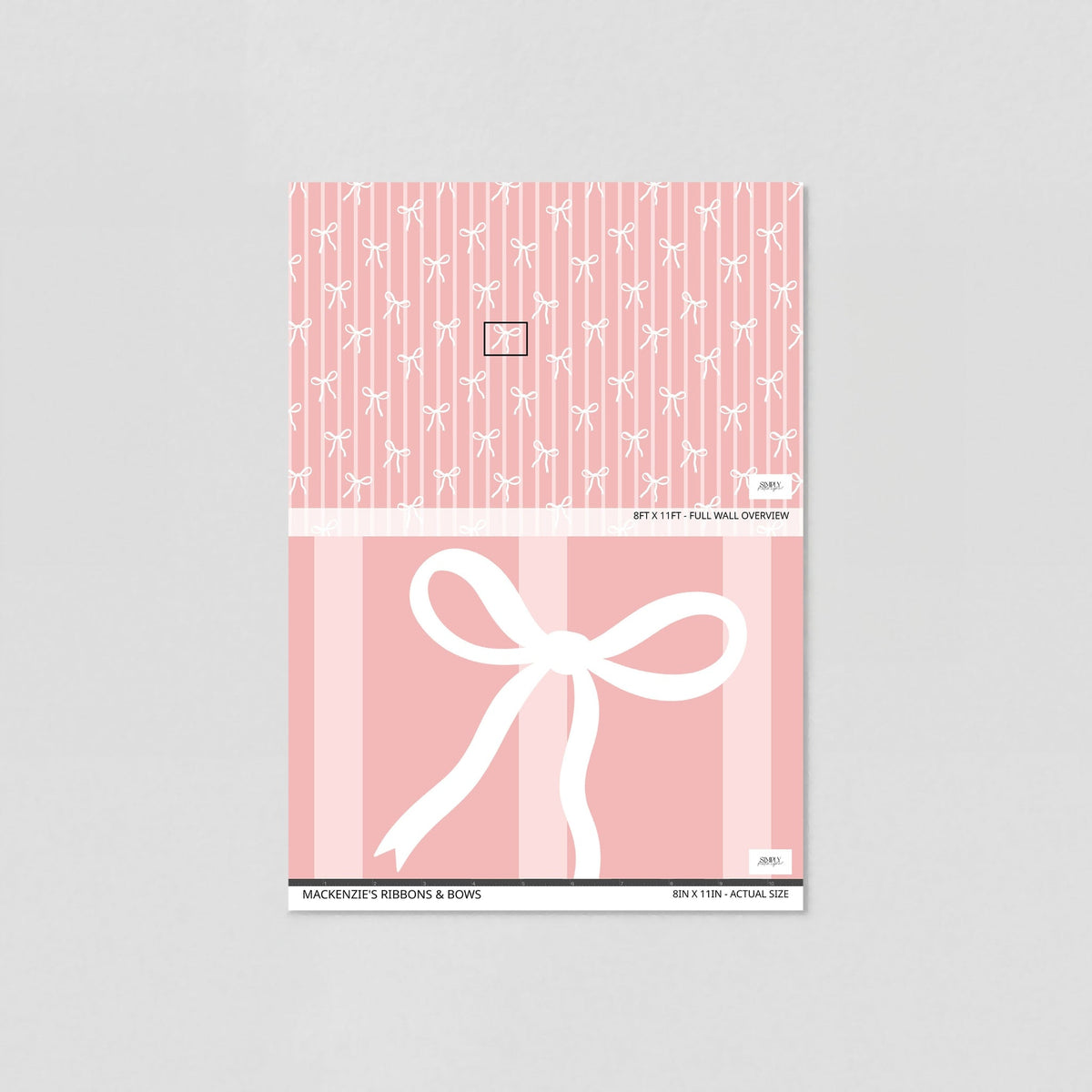 Mackenzie's Ribbons & Bows Wallpaper