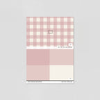 Simply Gingham Large (Mauve) Wallpaper