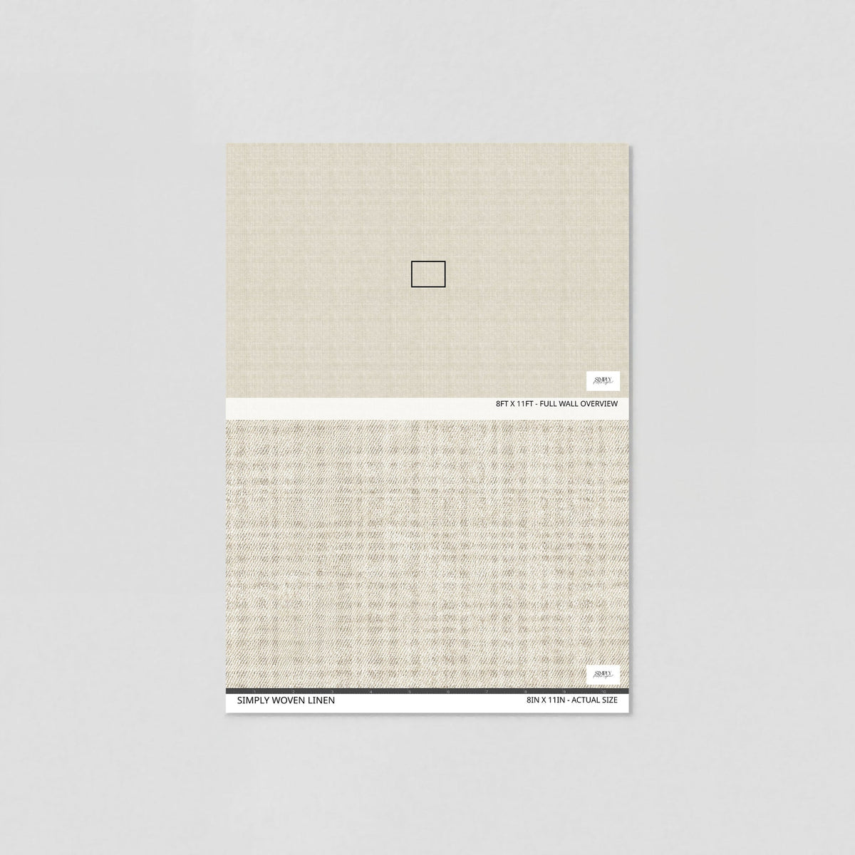 Simply Woven Linen Wallpaper