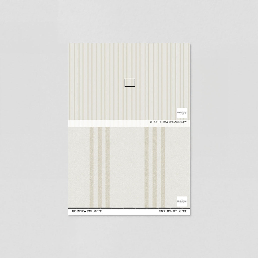 The Andrew Small (Beige) Wallpaper