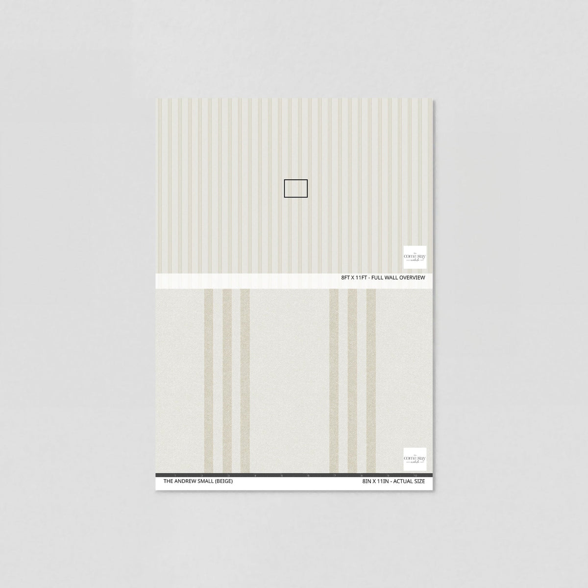 The Andrew Small (Beige) Wallpaper