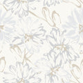 Blue Daisy Floral Wallpaper – Something Blue