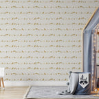 Watercolour Safari Animal Wallpaper – Wild Child
